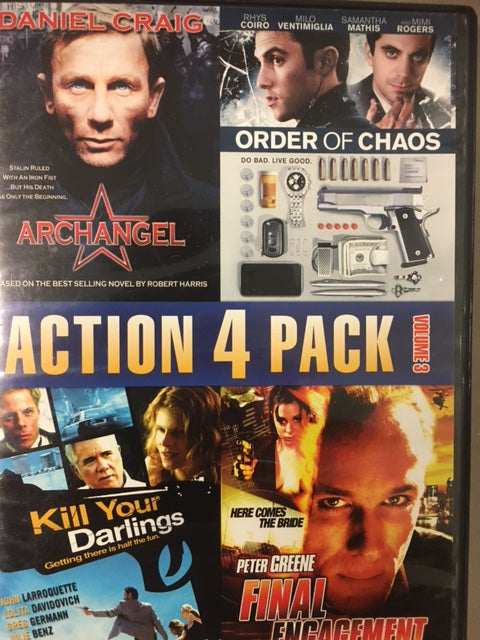 Action 4 Pack (Archangel/Order of Chaos/Kill Your Darlings/Final Engagement)